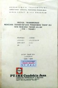 Laporan Rencana Teknis Satuan Pemukiman (RTSP) Tahap III-A dan Rencana Teknis Jalan (RTJ), Lokasi : Jujuhan, WPP/SKP/SP : I/C,I/3 Provinsi Jambi, Tahun 1989/1990.
