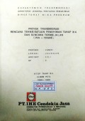 Peta-Peta Rencana Teknis Satuan Pemukiman (RTSP) Tahap III-A dan Rencana Teknis Jalan (RTJ), Lokasi : Jujuhan, WPP/SKP/SP : I/C/C,I/3 Provinsi Jambi, Tahun 1989/1990.