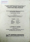 Laporan Rencana Teknis Satuan Pemukiman (RTSP) dan Rencana Teknis Jalan (RTJ), Lokasi : Sei Gelam, WPP/SKP/SP : XV.b/E/2, Kabupaten Batang Hari, Provinsi Jambi, Tahun 1997/1998.