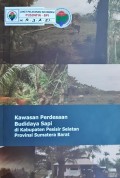 Kawasan Perdesaan Budidaya Sapi, Kabupaten Pesisir Selatan, Provinsi Sumatera Barat Tahun 2016.