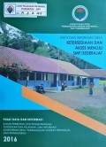 Data dan Informasi desa, Ketersediaan dan Akses Menuju SMP/Sederajat, Tahun 2016.