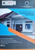Data dan Informasi Desa, Poliklinik dan Balai Pengobatan, Tahun 2016.