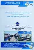 Penyusunan Rencana Tata Bangunan dan Lingkungan (RTBL) Pusat Pertumbuhan/KTM Rasau Jaya, Kabupaten Kubu Raya, Provinsi Kalimantan Barat, Tahun 2012