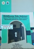 BUMDesma Sido Makmur, Kabupaten Jepara, Provinsi Jawa Tengah, Tahun 2019