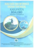 Data dan Informasi Daerah Tertinggal, Kabupaten Boalemo, Provinsi Gorontalo.