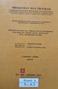 Laporan Rencana Teknis Satuan Pemukiman (RTSP) Tahap IIIA dan Rencana Teknis Jalan (RTJ) Lokasi Terlis/Payakumer WPP/SKP/SP : -/-/3 Propinsi Daerah Istimewa Aceh Tahun 1994/1995
