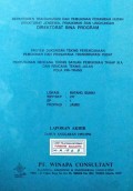 Laporan rencana Teknis Satuan Pemukiman (RTSP) Tahap III-A dan Rencana Teknis Jalan (RTJ) Lokasi : Batang Sumai, WPP/SKP/SP : V/F/1, Provinsi Jambi, Tahun 1995/1996.