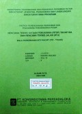 Peta-Peta Rencana Teknis Satuan Pemukiman (RTSP) Tahap III-A dan Rencana Teknis Jalan (RTJ) Lokasi : Muara Bulian, WPP/SKP/SP : XVa/D/5, Provinsi Jambi, Tahun 1993/1994.