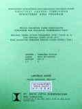 Laporan Rencana Teknis Satuan Pemukiman (RTSP) Tahap III-A dan Rencana Teknis Jalan (RTJ) Lokasi : Batu Betumpang, WPP/SKP/SP : XIV/D/5, Provinsi Sumatera Selatan, Tahun 1996/1997.