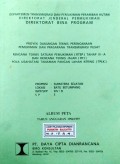 Peta-Peta Rencana Teknis Satuan Pemukiman (RTSP) Tahap III-A dan Rencana Teknis Jalan (RTJ) Lokasi : Batu Betumpang, WPP/SKP/SP : XIV/D/5, Provinsi Sumatera Selatan, Tahun 1996/1997.