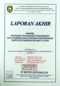 Laporan Rencana Teknis Unit Permukiman Transmigrasi (RTUPT) Lokasi Simpang Tiga SP.2, Kabupaten Ogan Komiring Ilir, Provinsi Sumatera Selatan, Tahun 2004.