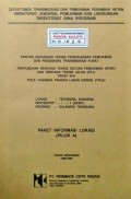 Laporan Paket Informasi Lokasi (Pilok - A) Lokasi : Tedubara Kabaena, WPP/SKP/SP : -/-/1 (XII/B/1), Provinsi Sulawesi Tenggara, Tahun 1994/1995.