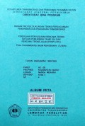 Peta-Peta Rencana Teknis Satuan Pemukiman Tahap III-A dan Rencana Tekins Jalan [ RTSP & RTJ ] Lokasi : Nanga Merekai, Kabupaten Sintang, Provinsi Kalimantan Barat, Tahun 1998/1999.