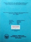 Laporan Rencana Teknis Satuan Pemukiman [ RTSP ] dan Rencana Teknis Jalan [ RTJ ] Lokasi : Sukaraja/Singkup, WPP/SKP/SP : XIVa/A/7,8 Kabupaten Ketapang, Provinsi Kalimantan Barat, Tahun 1995/1996.
