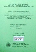 Laporan Rencana Teknis Satuan Pemukiman [ RTSP ] dan Rencana Teknis [ RTJ ] Lokasi : Muara Dadahup, WPP/SKP/SP : XIIIf/A/3,4,5,6,8,9 Kabupaten Kuala Kapuas, Provinsi Kalimantan Tengah, Tahun 1996/1997.
Pengembangan Lahan Gambut 1 Juta Hektar.