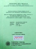 Peta-Peta Rencana Teknis Satuan Pemukiman dan Rencana Teknis Jalan, Lokasi : Muara Dadahup  WPP/SKP/SP : XIIIf/B/1,2,3,4 Kabupaten Kuala Kapuas, Provinsi Kalimantan Tengah, Tahun 1996/1997, Pengembangan Lahan Gambut 1 Juta Hektar.
