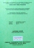 Laporan Penyusunan Rencana Kerangka Satuan Kawasan Pengembangan [ RKSKP ] Lokasi : Muara Dadahup, WPP/SKP : XIIIf/G Provinsi Kalimantan Tengah, Tahun 1996/1997.