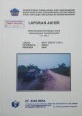 Laporan Akhir Penyusunan Database Lahan Permukiman Transmigrasi, Batu Teritip I, Kotamadya Dumai, Provinsi Riau Tahun 2012.
