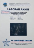 Laporan Akhir Penyusunan Database Lahan Permukiman Transmigrasi Pelabi, Kabupaten Lebong, Provinsi Bengkulu Tahun 2011.
