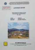 Laporan Akhir Penyusunan Database Lahan Permukiman Transmigrasi Amohola, Kabupaten Konawe Selatan, Provinsi Sulawesi Tenggara Tahun 2011.