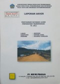 Laporan Akhir Penyusunan Database Lahan Permukiman Transmigrasi Amorome, Kabupaten Konawe Utara, Provinsi Sulawesi Tenggara Tahun 2011.