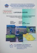 Laporan Akhir Penyusunan Database Lahan Permukiman Transmigrasi Lailara, Kabupaten Sumba Timur, Provinsi Nusa Tenggara Timur Tahun 2012.