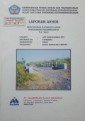 Laporan Akhir Penyusunan Database Lahan Permukiman Transmigrasi UPT Soripanihi SP.5 Kecamatan Tambora, Kabupaten Bima, Provinsi Nusa Tenggara Barat Tahun 2012.