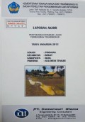 Laporan Akhir Penyusunan Database Lahan Permukiman Transmigrasi Poongan, Kecamatan Bokat, Kabupaten Buol, Provinsi Sulawesi Tengah Tahun 2013.