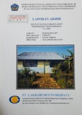 Laporan Akhir Penyusunan Database Lahan Permukiman Transmigrasi Mahalona SP.3 Kecamatan Towuti, Kabupaten Luwu Timur, Provinsi Sulawesi Selatan Tahun 2013.