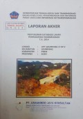 Laporan Akhir Penyusunan Database Lahan Permukiman Transmigrasi UPT Geumpang II SP.3 Kecamatan Geumpang, Kabupaten Pidie, Provinsi Aceh Tahun 2014.