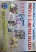 Data Kesejahteraan Transmigran Provinsi Sumatera Selatan Tahun 2007.