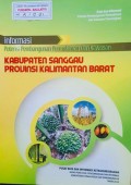 Informasi Pembangunan Permukiman dan Kawasan, Kabupaten Sanggau, Provinsi Kalimantan Barat 2013.