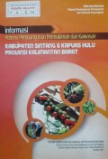 Informasi Potensi Pembangunan Permukiman dan Kawasan, Kabupaten Sintang & Kapuas Hulu, Provinsi Kalimantan Barat