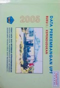 Data Perkembangan UPT Tahun 2005 ( Buku I Kependudukan ).